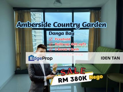 Amberside Country Garden Danga Bay Service Apartment For Sale Near JB Town, CIQ, Danga Bay, Tropez Residence, Bora Residence, Paragon Residence, Johor, Johor Bahru