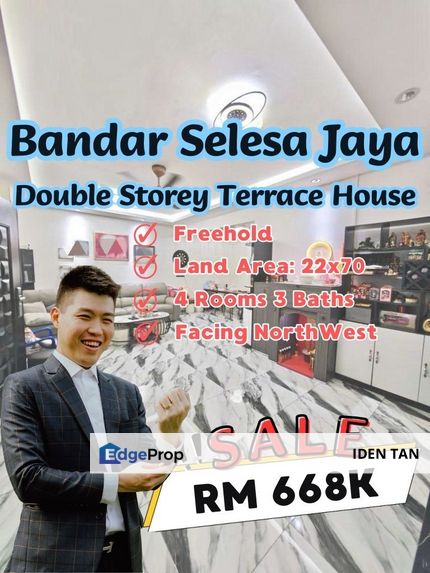Bandar Selesa Jaya Double Storey Terrace House Fully Renovated Unit For Sale Near Skudai Baru, Nusa Bestari, Taman Melawati, Mutiara Utama, Skudai, Johor, Skudai