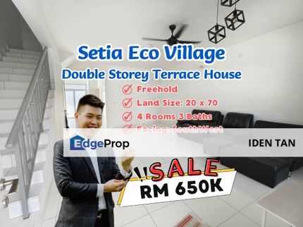 Setia Eco Village Double Storey Terrace House For Sale Near Gelang Patah, Setia Eco Garden, GP Prima, Nusantara Prima, Pulai Mutiara, Aster Heights, Johor, Gelang Patah