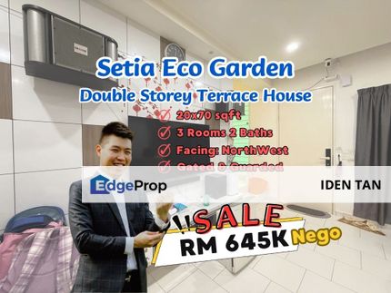 Setia Eco Garden Double Storey Terrace House For Sale Near Gelang Patah, Setia Eco Village, Nusantara Prima, Aster Heights, GP Prima, Laman Citra, Johor, Gelang Patah