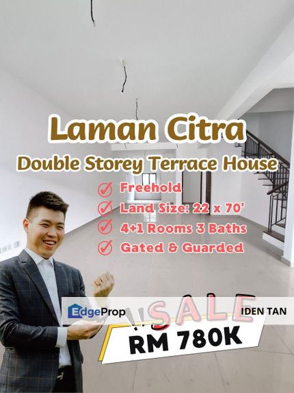 Laman Citra Gelang Patah Double Storey Terrace House For Sale Near Aster Heights, Pulai Indah, Pulai Mutiara, Setia Eco Gardens, Eco Village, GP Prima, Johor, Gelang Patah