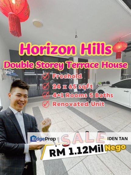 Horizon Hills Double Storey Terrace House Renovated Unit For Sale Near Senadi Hills, Eco Botanic, Nusa Sentral, Nusa Idaman, Bukit Indah, Medini, Johor, 