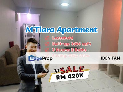M'Tiara Apartment Larkin For Sale Near Larkin Heights, D'Larkin Residence, Larkin Idaman, SKS Habitat, M Condominium, SuriasMas, Larkin, Kebun Teh, Johor, Johor Bahru