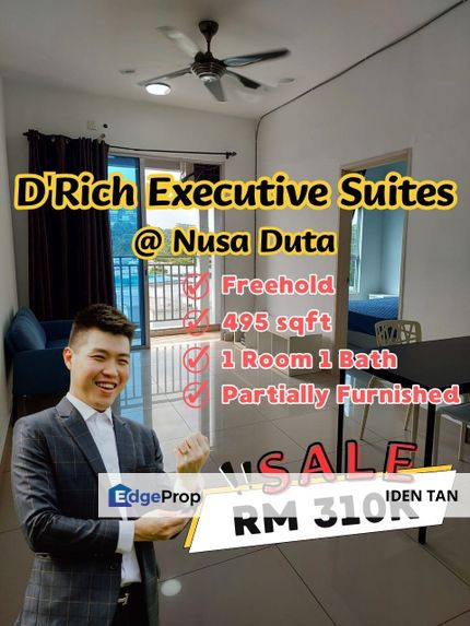 D’Rich Executive Suites For Sale Near Nusa Duta, Nusa Bestari, Bukit Indah, Perling, Uda Utama, Casa Amira, Taman Baiduri, Horizon Hills, Danga Sutera, Johor, Johor Bahru