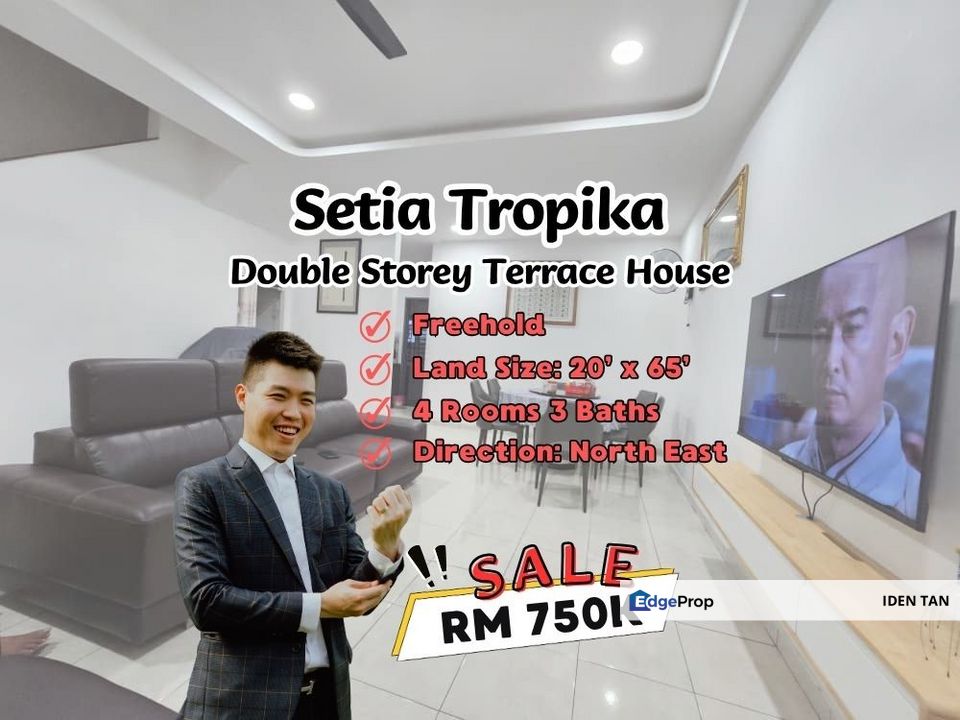 Setia Tropika Double Storey Terrace House For Sale Near Dato Onn, Adda Heights, Impian Emas, Kempas Utama, Kempas Indah, Austin Duta, Bukit Mutiara, Johor, Setia Tropika