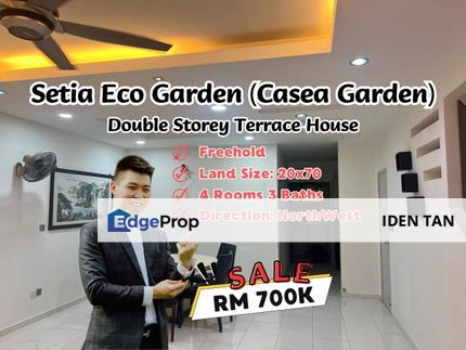 Setia Eco Garden Double Storey Terrace House For Sale Near Setia Eco Village, Gelang Patah, Nusantara Prima, Aster Heights, Pulai Mutiara, Pulai Indah, Johor, Gelang Patah