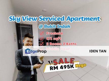 Sky View Serviced Apartment Bukit Indah For Sale Near Sky Breeze, Sky Executive, Sky Trees, Horizon Residence, D'Rich, Nusa Duta, Nusa Bestari, Johor, Bukit Indah