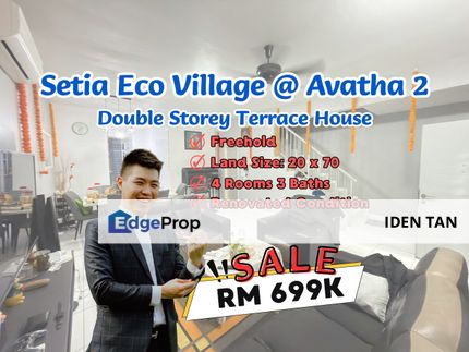 Setia Eco Village Double Storey Terrace House Renovated Unit For Sale Near Setia Eco Garden, Gelang Patah, Aster Heights, Laman Citra, Pulai Mutiara, Johor, Gelang Patah