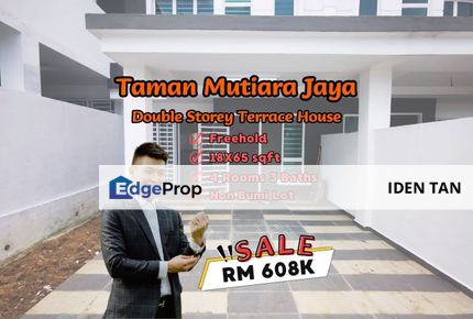 Mutiara Jaya Double Storey Terrace House For Sale Near Lima Kedai, Mutiara Bestari, Mutiara Rini, Skudai Baru, Selesa Jaya, Mutiara Mas, Tun Aminah,, Johor, Skudai
