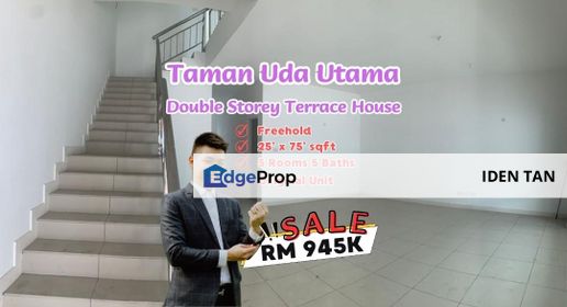 Uda Utama Double Storey Terrace House Original Unit For Sale Near Nusa Bestari, Danga Sutera, Perling, Nusa Duta, Bukit Indah, Sutera Utama,Tun Aminah, Johor, Skudai