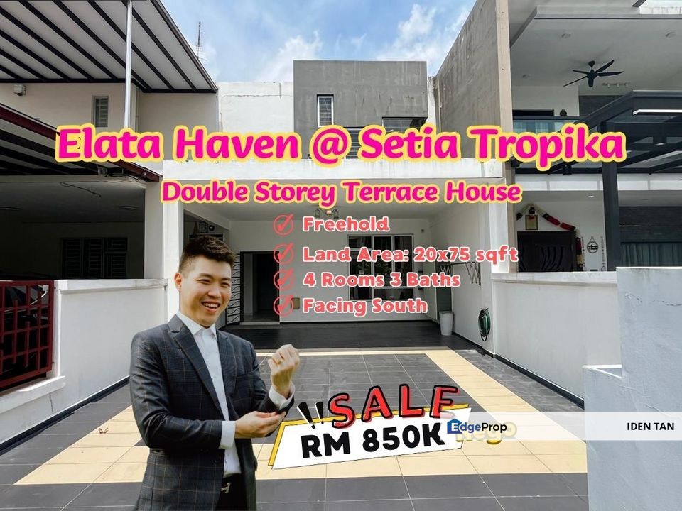Setia Tropika @ Elata Haven Double Storey Terrace House Renovated Unit For Sale Kempas Utama, Kempas Indah, Dato Onn, Adda Heights, Nasa City, Kempas, Johor, Setia Tropika