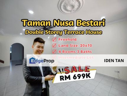 Nusa Bestari Double Storey Terrace House For Sale Near Bukit Indah, Sutera Utama, Perling, Nusa Duta, Skudai Baru, Sri Yaacob, Tun Aminah, Skudai, Johor, Skudai