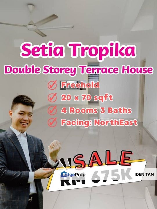 Setia Tropika Double Storey Terrace House For Sale Near Kempas Utama, Impian Emas, Bukit Kempas, Taman Anggerik, Dato Onn, Nasa City, Adda Heights, Johor, Setia Tropika