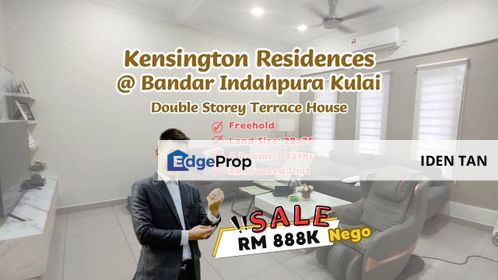 Kensington Residences Bandar Indahpura Kulai Double Storey Terrace House Renovated Unit For Sale Near Saleng, Kulai Besar, Taman Mesra, Bandar Putra, Johor, Kulai