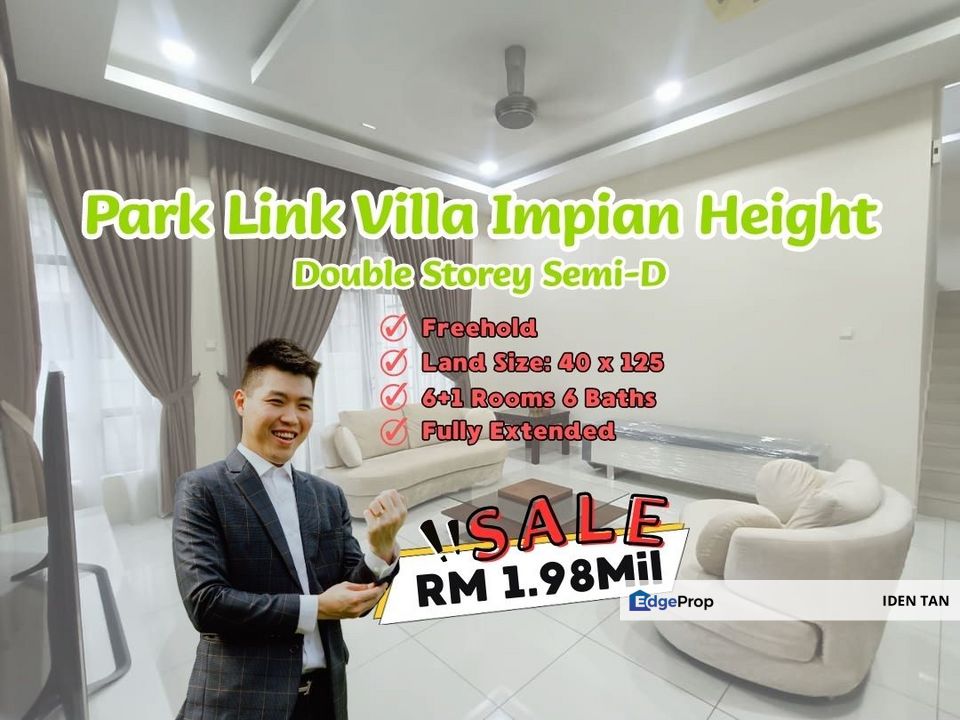Park Link Villa Impian Height Impian Emas Double Storey Semi-D For Sale Near Bukit Kempas, Setia Tropika, Taman Anggerik, Bukit Kempas, Kempas Utama, Johor, Skudai