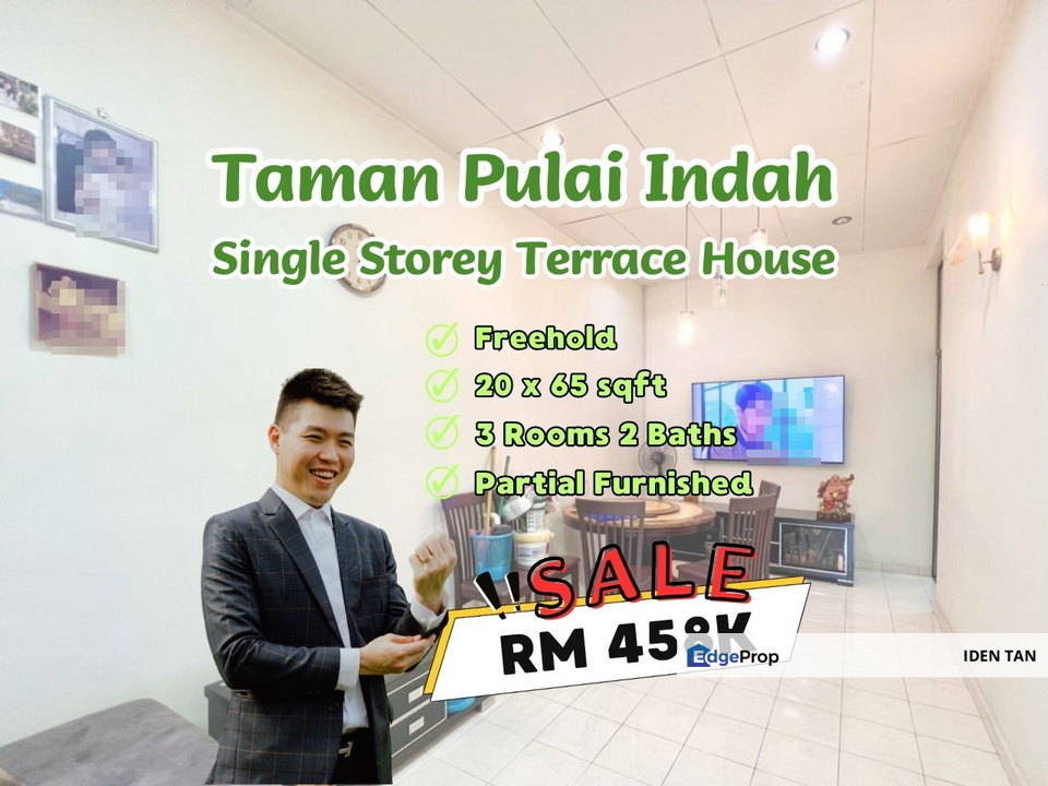 Pulai Indah Single Storey Terrace House For Sale Near Kangkar Pulai, Pulai Mutiara, Pulai Hijauan, Setia Eco Gardens, Gelang Patah, Setia Eco Village, Johor, Kangkar Pulai
