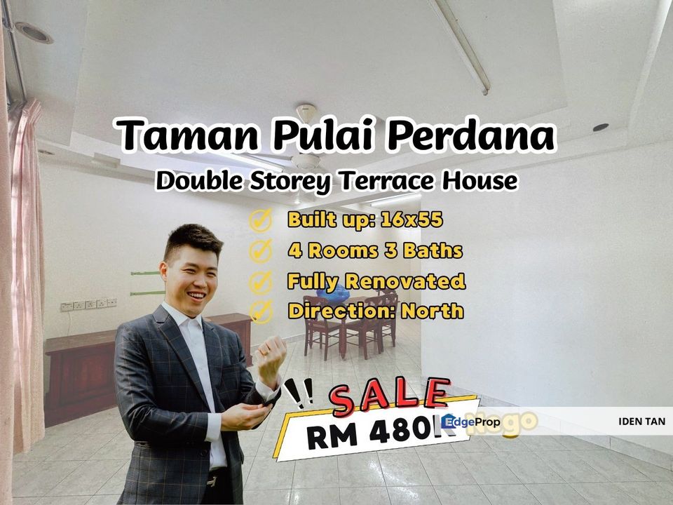 Pulai Perdana Double Storey Terrace House Fully Renovated Unit For Sale Near Kangkar Pulai, Pulai Jaya, Taman Universiti, Pulai Utama, Sri Pulai, Johor, Skudai