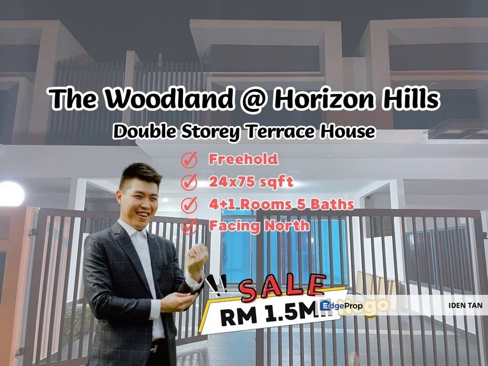 The Woodland @ Horizon Hills Double Storey Terrace House For Sale Near Bukit Indah, Eco Botanic, Casa Almyra, Nusa Sentral, Aurora Sentra, Senadi Hill, Johor, 