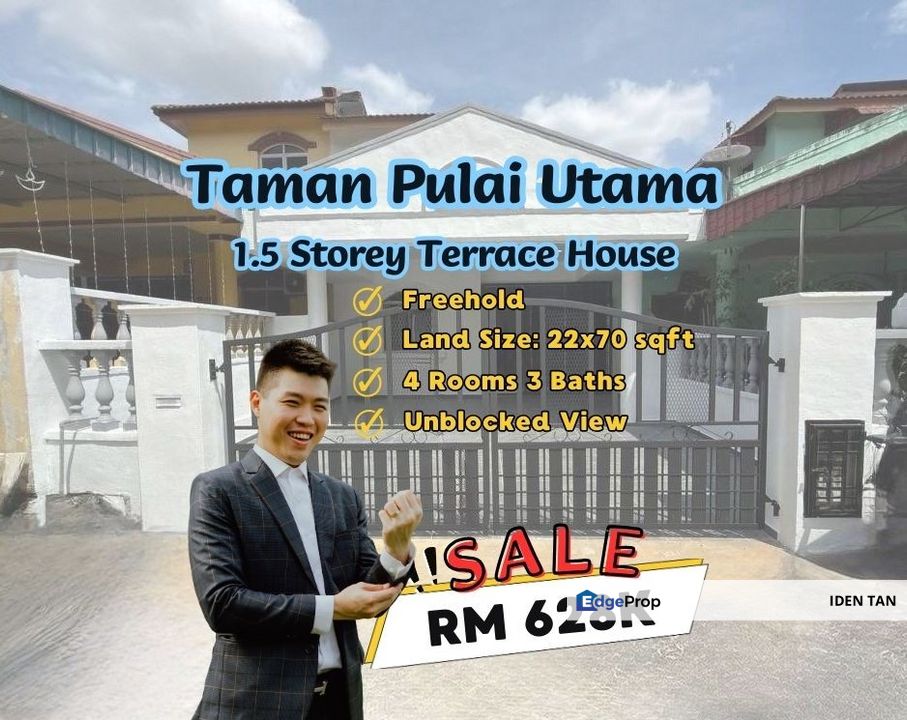Pulai Utama 1.5 Storey Terrace House Renovated Unit For Sale Near Pulai Flora, Desa Skudai, Taman Universiti, Kangkar Pulai, Mutiara Rini, Skudai, Johor, Skudai