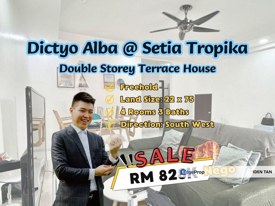 Dictyo Alba @ Setia Tropika Double Storey Terrace House For Sale Near Impian Emas, Kempas Utama, Nasa City, Adda Heights, Dato Onn, Kempas Indah, Johor, Setia Tropika