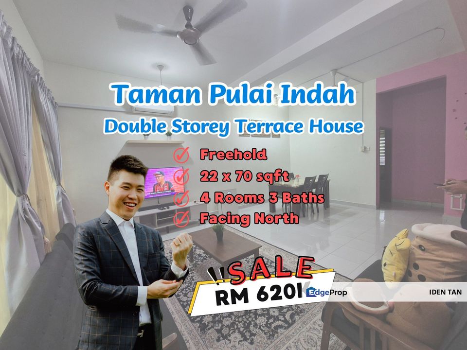 Pulai Indah Double Storye Terrace House For Sale Near Kangkar Pulai, Pulai Mutiara, Setia Eco Gardens, Gelang Patah, Pulai Hijauan, Setia Eco Village , Johor, Kangkar Pulai