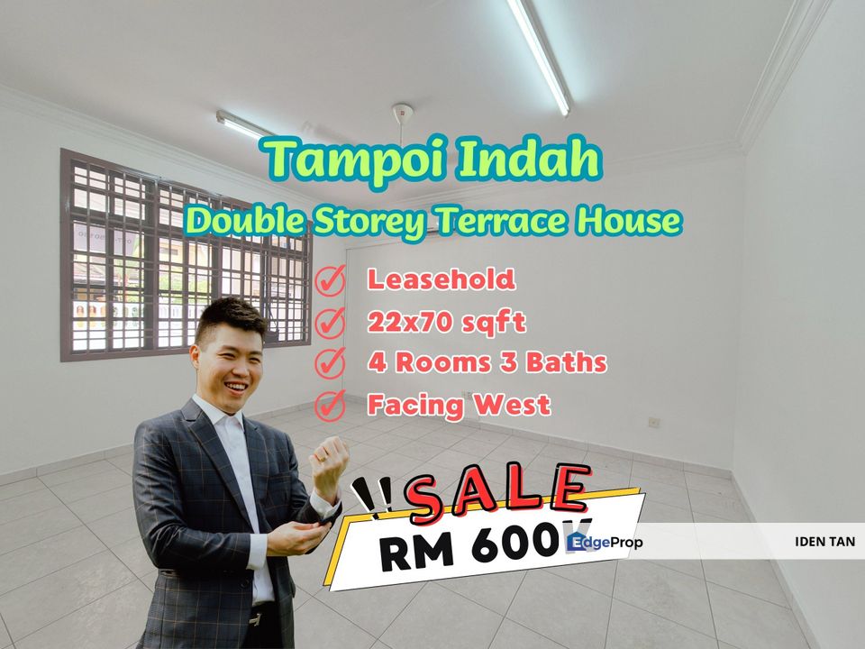 Tampoi Indah Double Storey Terrace House For Sale Near Tampoi Utama, Bukit Mewah, Taman Johor, Munsyi Ibrahim, Tun Aminah, Sutera Utama, Tampoi,Skudai, Johor, Tampoi