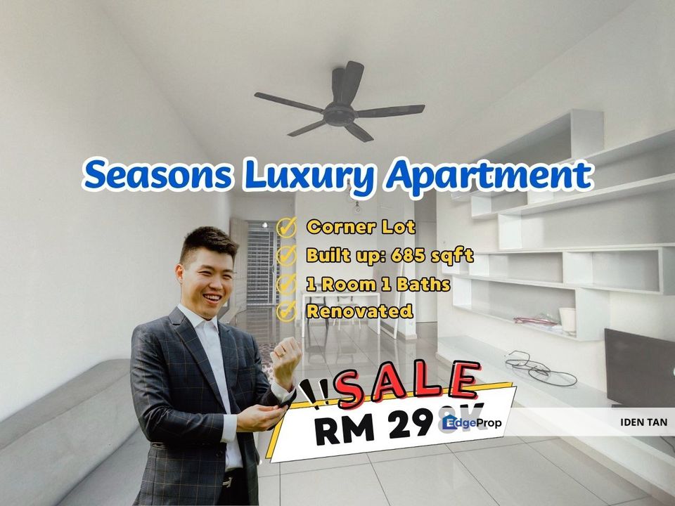 Seasons Luxury Apartment Corner Lot For Sale Near Larkin, Taman Melodies, Taman Century, Zennith Suites, Suriamas, Larkin Heights, Larkin Residence, Johor, Johor Bahru