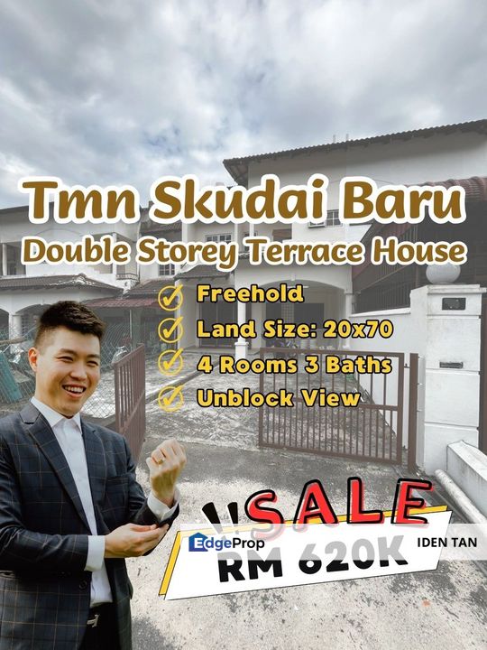 Skudai Baru Double Storey Terrace House Unblock View Unit For Sale Near Tun Aminah, Taman Nesa, Sutera Utama, Seri Orkid, Mutiara Rini, Nusa Bestari , Johor, Skudai