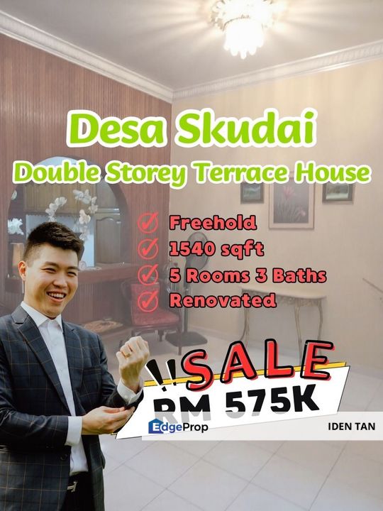 Desa Skudai Double Storey Terrace House Renovated Unit For Sale Near Sri Skudai, Sri Putri, Impian Emas, Taman Universiti, Pulai Utama, Skudai Indah, Johor, Skudai