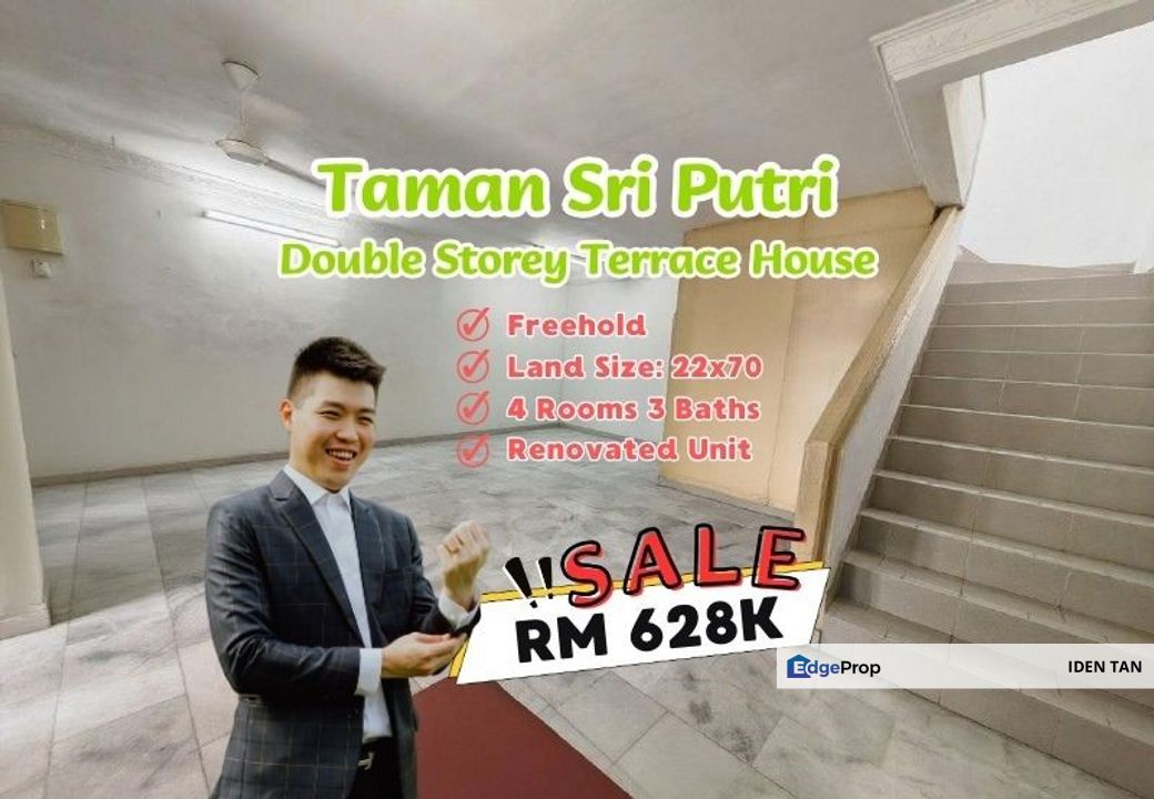 Taman Sri Putri Double Storey Terrace House Renovated Unit For Sale Near Sri Skudai, Desa Skudai, Impian Emas, Taman Harmoni, Tun Aminah, Taman Nesa, Johor, Skudai