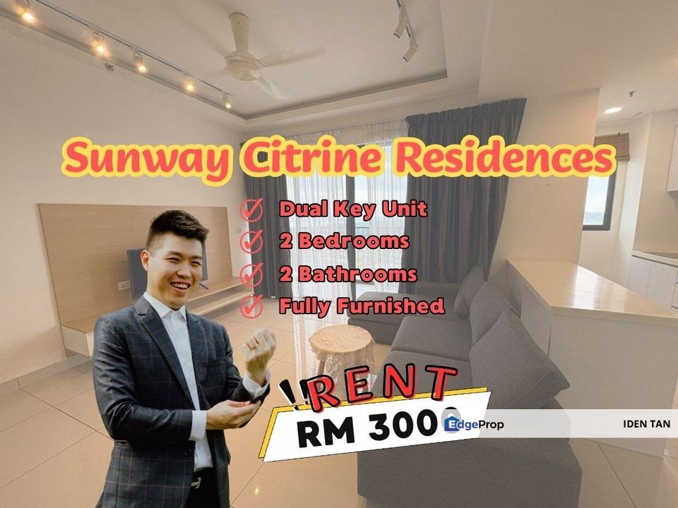 Sunway Citrine Residence Fully Furnished Unit For Rent Near Sunway Grid Residence, Medini Signature, Iskandar Residence, 1 Medini, Optimus Medini, Johor, Nusajaya