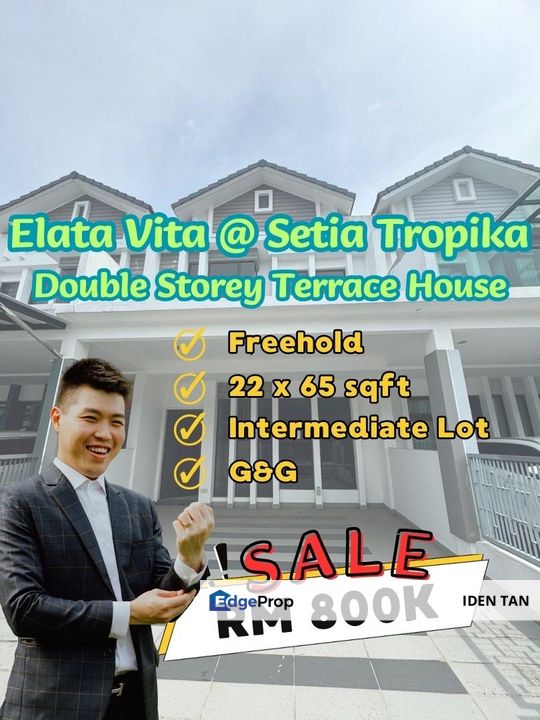 Elata Vita @ Setia Tropika Double Storey Terrace House For Sale Near Impian Emas, Kempas Baru, Kempas Utama, Setia Tropika, Adda Heights, Dato Onn, Johor, Setia Tropika