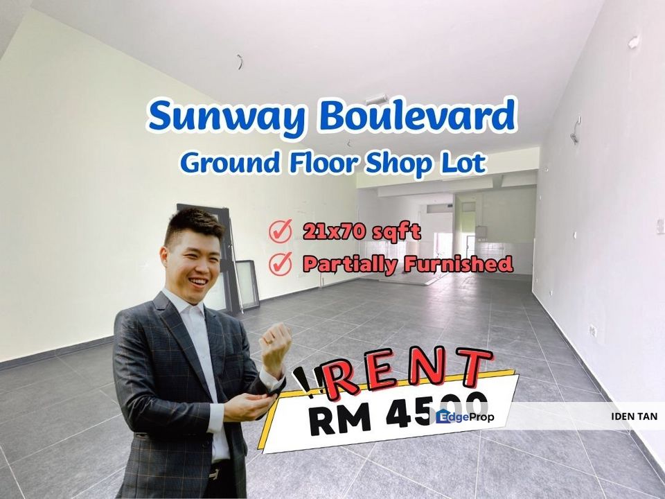 Sunway Boulevard Ground Floor Shop For Rent Near Sunway Iskandar, Avira, Emerald Residence, Citrine Lakehomes, Medini, Ledang Heights, East Ledang, Johor, 
