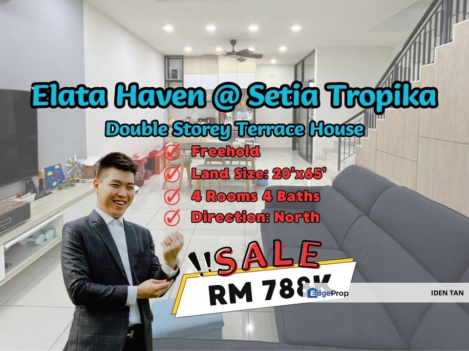 Elata Haven @ Setia Tropika Double Storey Terrace House For Sale Near Impian Emas, Kempas Utama, Dato Onn, Adda Heights, Kempas Indah, Nasa City, Johor, Setia Tropika