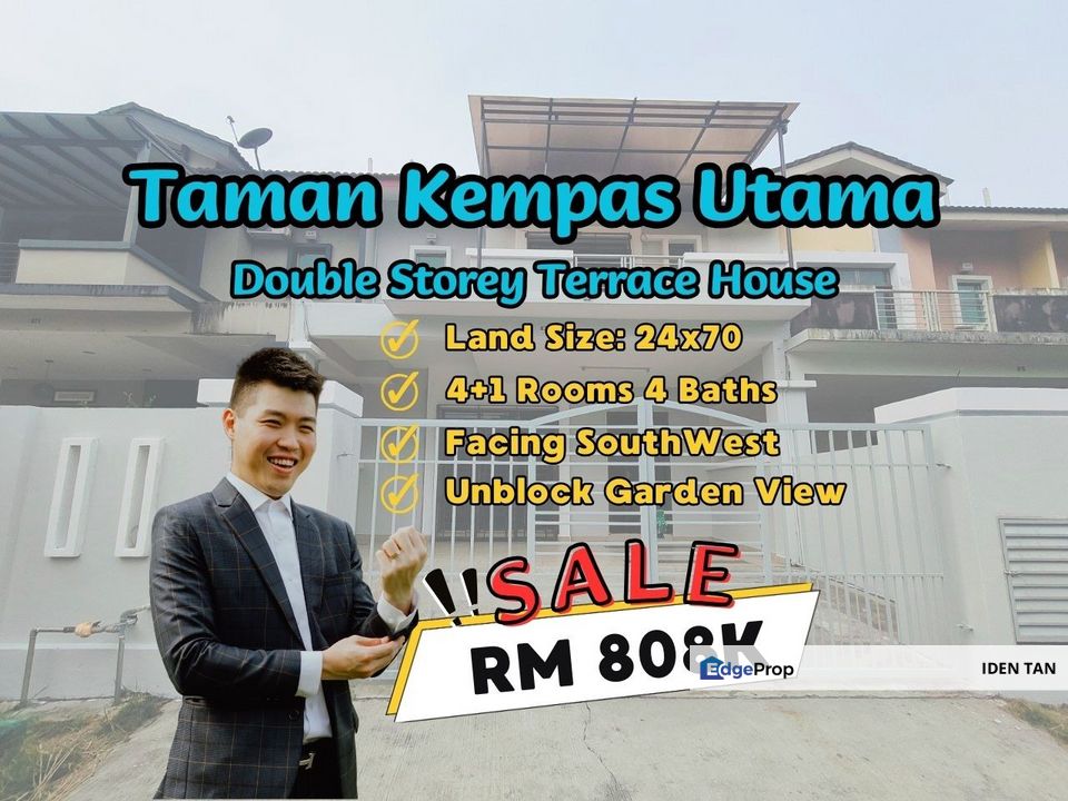 Kempas Utama Double Storey Terrace House Unblock View Unit Near Kempas Indah, Setia Tropika, Dato Onn, Adda Heights, Impian Emas, Austin Duta, Kempas, Johor, Johor Bahru