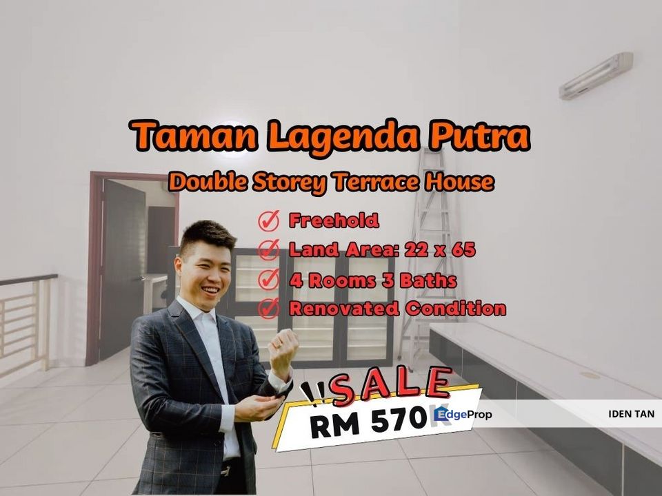 Lagenda Putra Double Storey Terrace House Renovated Unit For Sale Near Taman Putri Kulai, Kota Kulai, Taman Harmoni, Bandar Putra, Bandar Indahpura, Johor, Kulai