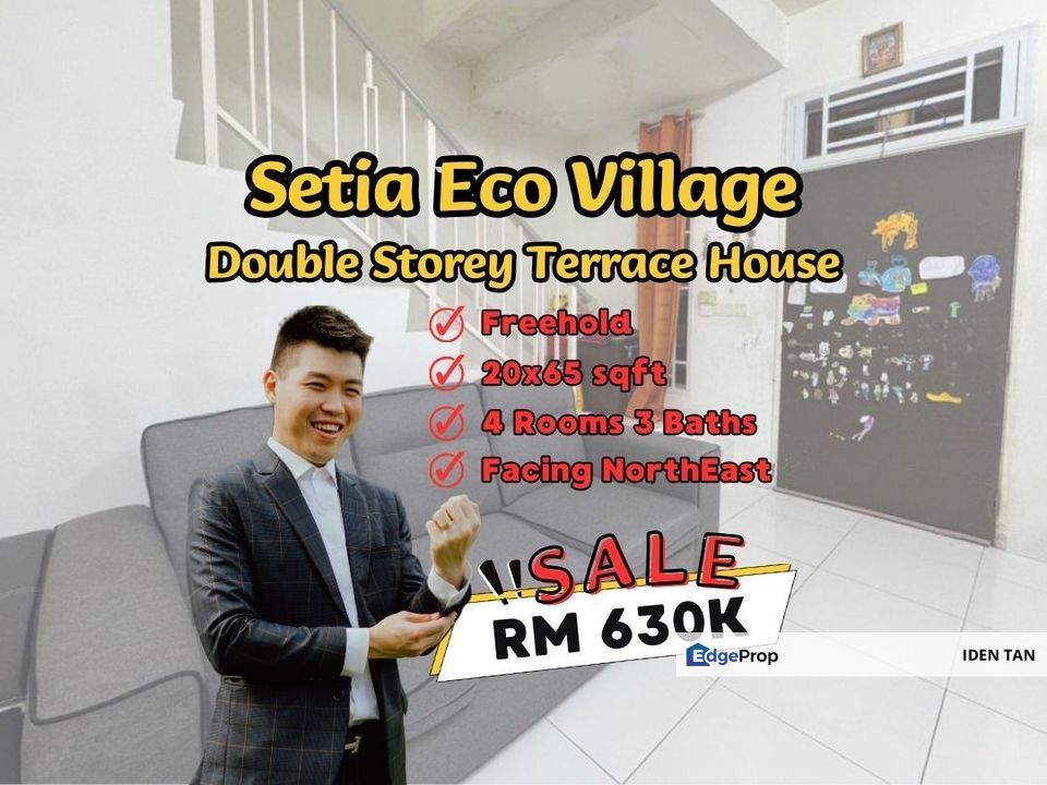 Setia Eco Village Double Storey Terrace House For Sale Near Setia Eco Village, Gelang Patah, Nusantara Prima, Nusa Bayu, Aster Heights, Pulai Mutiara, Johor, Gelang Patah