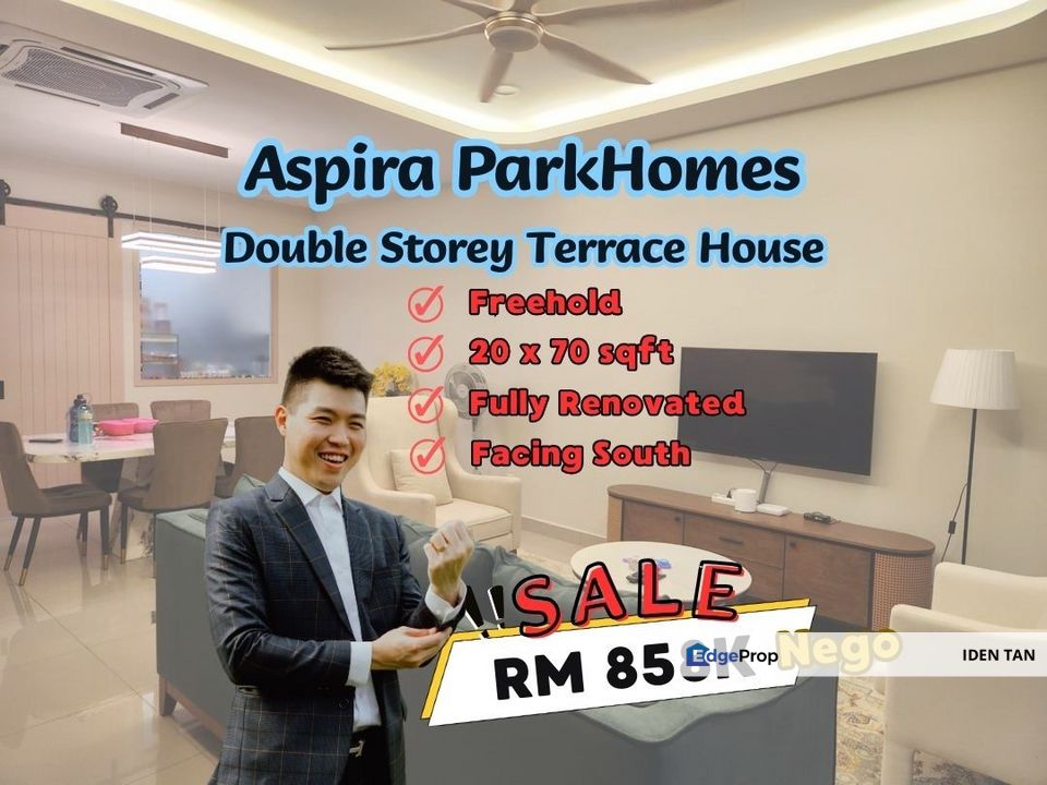 Aspira ParkHomes Double Storey Terrace House Fully Renovated Unit For Sale Near Aspira Gardens, Gelang Patah, Leisure Farm, Ledang Heights,Eco Botanic, Johor, Gelang Patah