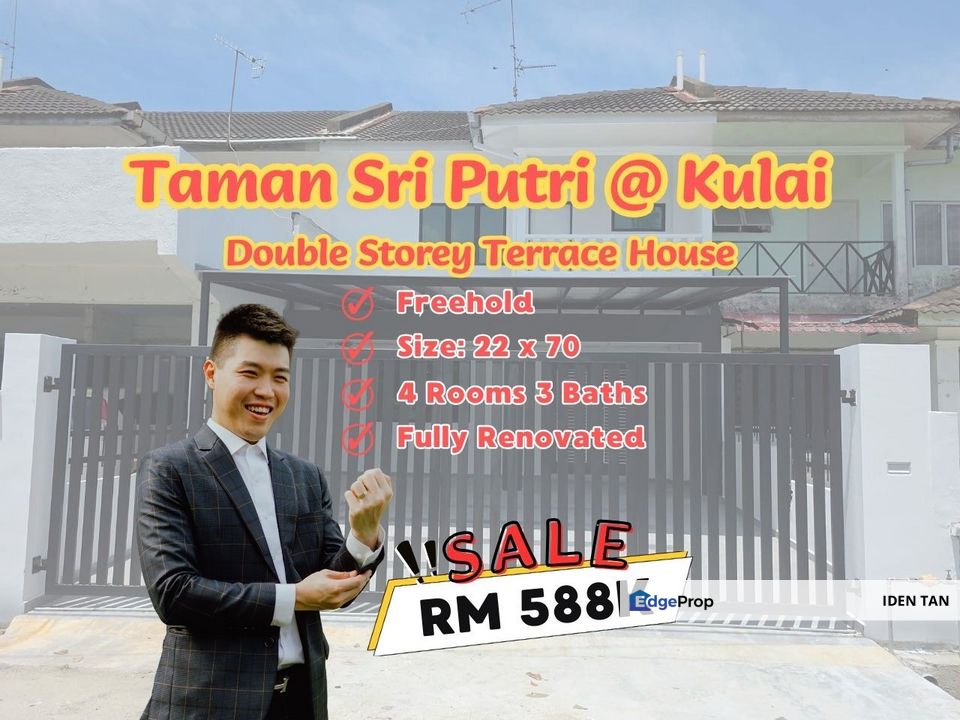 Sri Putri Kulai Double Storey Terrace House Fully Renovated Unit For Sale Near Lagenda Putra, Industri Kulai, Bandar Indahpura, Bandar Putra, Kulai , Johor, Kulai