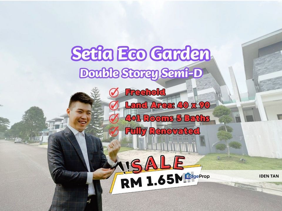 Setia Eco Garden Double Storey Semi-D Fully Renovated Unit For Sale Near Setia Eco Village, Gelang Patah, Nusantara Prima, Nusa Bayu, Pulai Mutiara, Johor, Gelang Patah