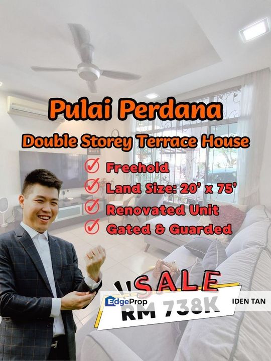 Pulai Perdana Double Storey Terrace House Renovated Unit For Sale Near Kangkar Pulai, Pulai Jaya, Taman Universiti, Pulai Utama, Sri Pulai, Skudai, Johor, Skudai