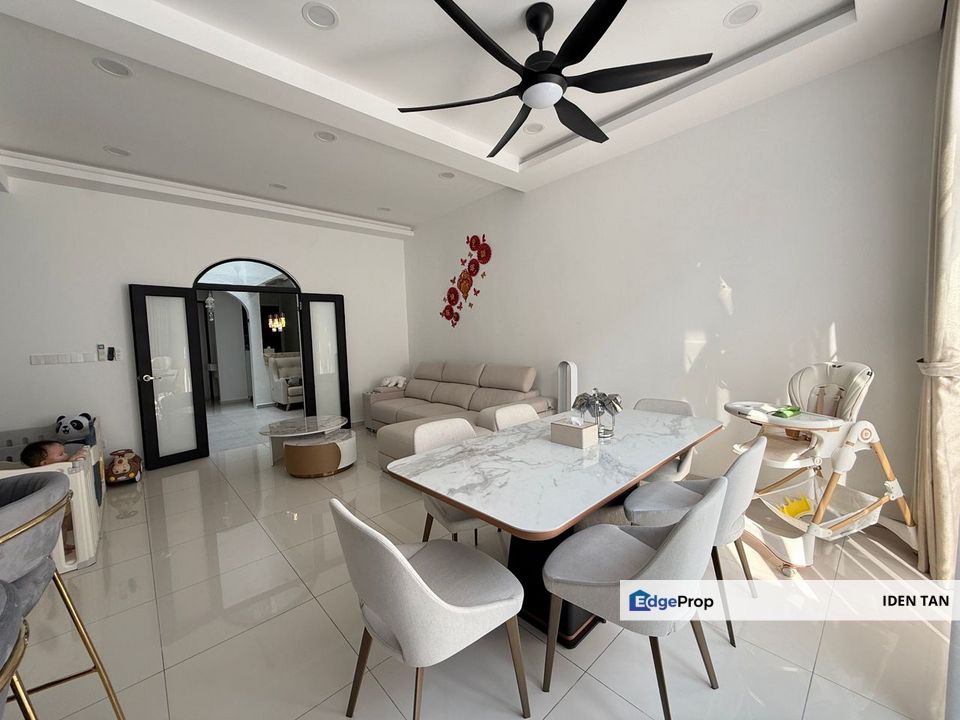 Sunway Emerald Residence Double Storey Cluster House Fully Furnished Unit Near Citrine Lakehomes, Avira, Ledang Heights, Iskandar Puteri, Medini, Johor, 