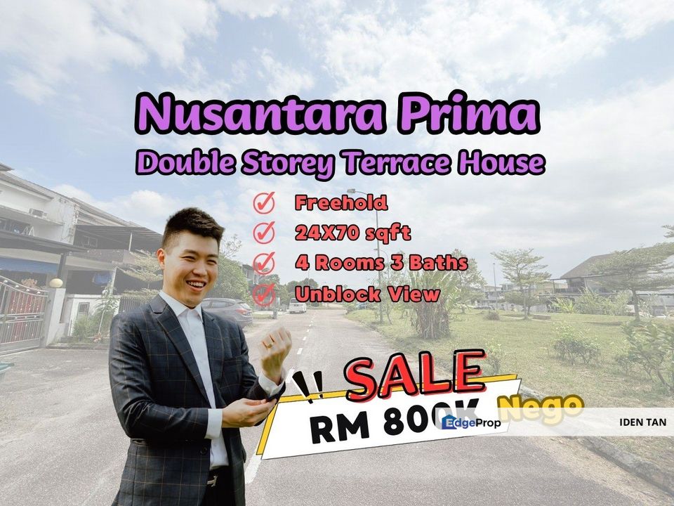 Nusantara Prima Double Storey Terrace House Fully Renovated Unit For Sale Near Gelang Patah, Nusa Bayu, Taman Nusantara, Nusa Sentral, Nusa Perintis, Johor, Gelang Patah