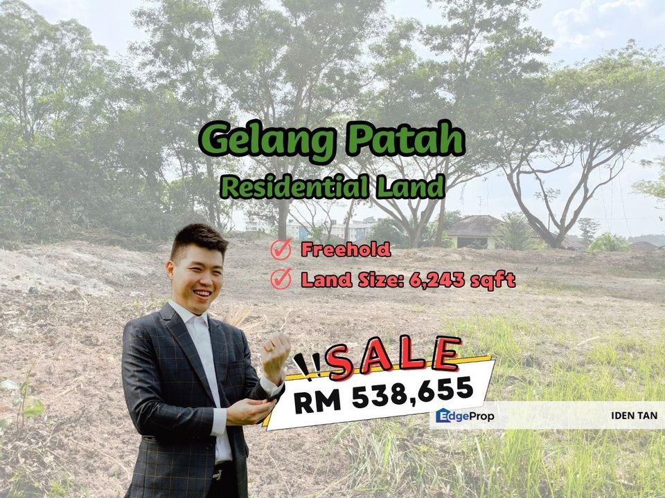 Gelang Patah Residential Land For Sale Near Leisure Farm, Ledang Heights, Nusa Perintis, Taman Nusantara, Nusa Bayu, Nusantara Prima, Setia Eco Garden, Johor, Gelang Patah