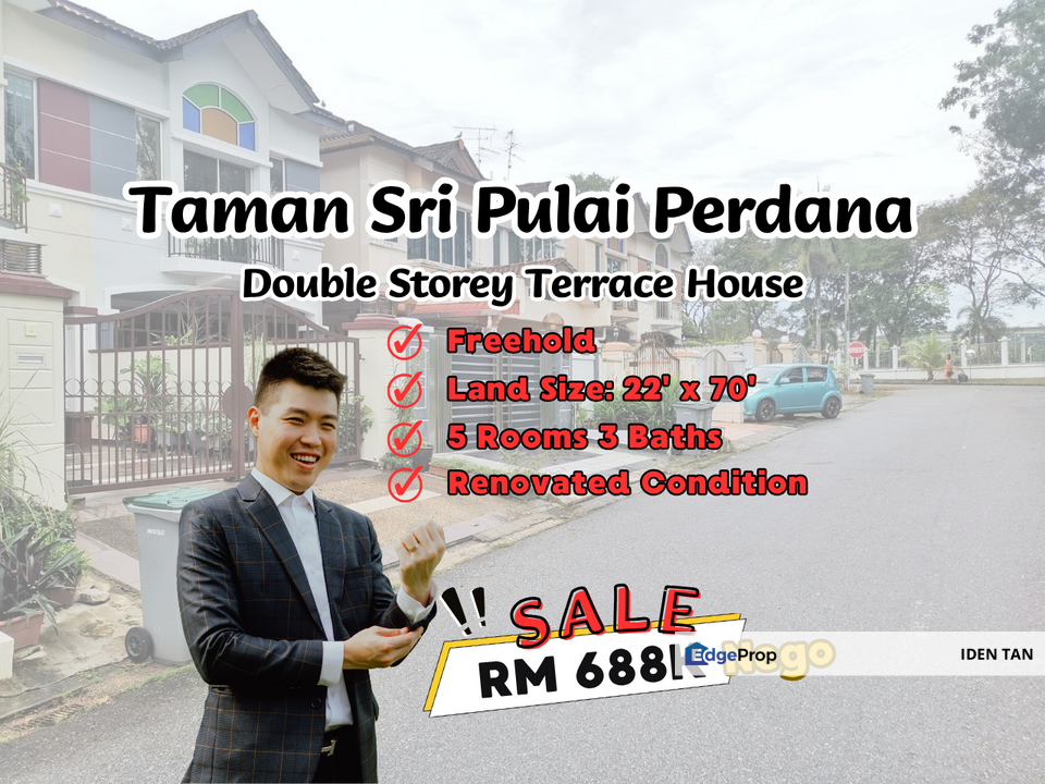 Sri Pulai Perdana Double Storey Terrace House Renovated Unit For Sale Near Kangkar Pulai, Sri Pulai, Pulai Jaya, Taman Universiti, Pulai Utama, Skudai, Johor, Skudai