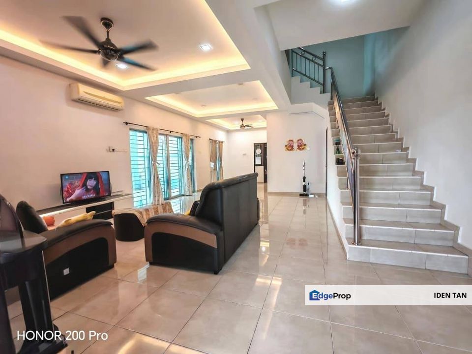Nusa Sentral Double Storey Terrace House End Lot Fully Furnished & Fully Renovated Unit For Sale Near Eco Botanic, Bukit Indah, Horizon Hills, Medini, Johor, 