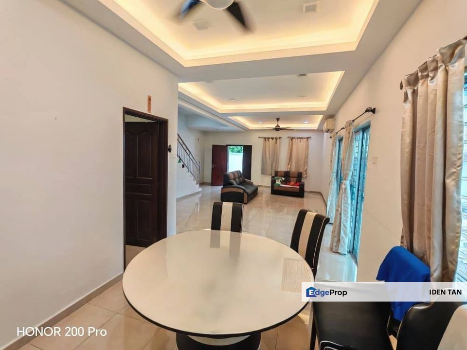 Nusa Sentral Double Storey Terrace House End Lot Fully Furnished & Fully Renovated Unit For Sale Near Eco Botanic, Bukit Indah, Horizon Hills, Medini, Johor, 