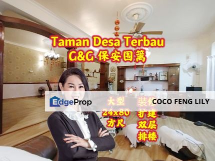 Taman Desa Terbau Jalan Rebab, G&G 24x80 Sqft Renovated And Extended Double Storey Terrace , Johor, Johor Bahru
