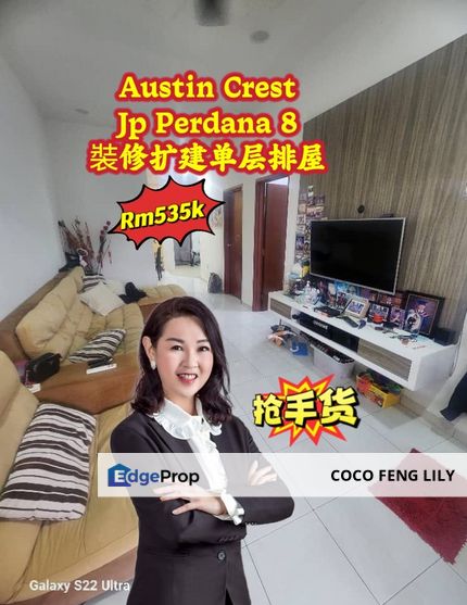 Austin Crest, Taman Jp Perdana 8, Fully Renovation Single Storey Terrace , Johor, Johor Bahru