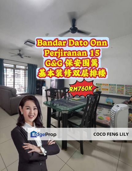 Bandar Dato Onn, Perjiranan 15, G&G Basic Renovated Double Storey Terrace , Johor, Johor Bahru